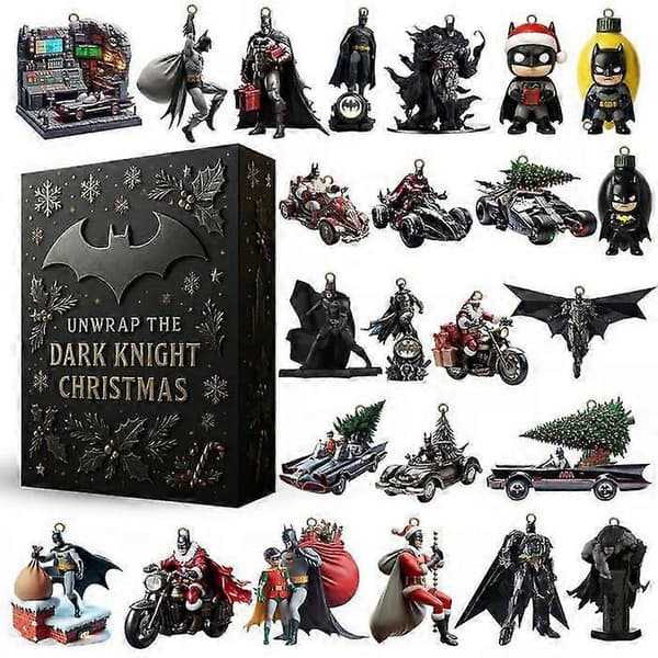 2026 Ny Batman Julekalender Blindboks Juletrepynt Akrylpynt