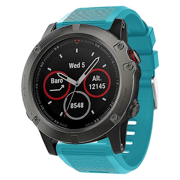 Type D KALEBO LKLB-HWGJ-001 til Garmin Fenix 6X/Fenix 7X/Instinct 2X Smart Watch Band QuickFit Style D