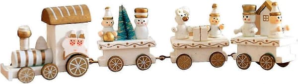 Miniature Trætog til julepyntsgave