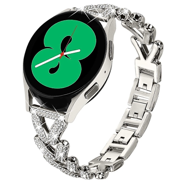Vridbar armband i zinklegering med strassdekoration för TicWatch 2 Style D