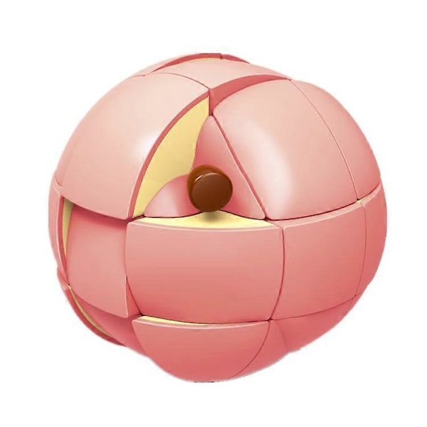 FanXin Frukt 3x3x3 Magisk Cube Pedagogisk Cube Leker for Barn Peach