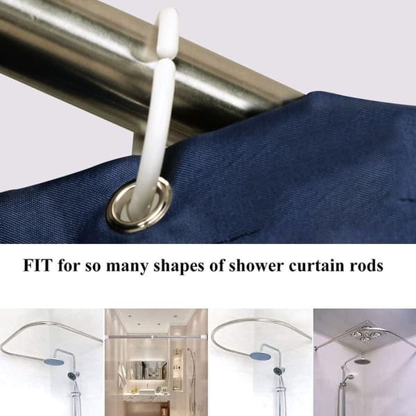 Hotell vanntett dusjforheng mørkeblått dusjforheng blått