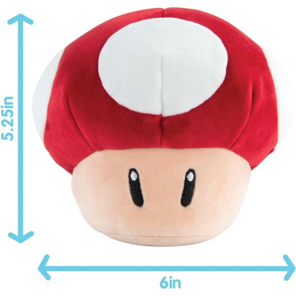 Nintendo Super Mario Plysch - Mushroom Plysch - Samlarplysch Squishy Plysch - 6 tum