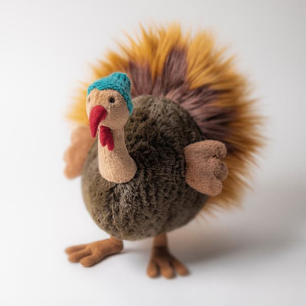 Jellycat 29 cm Theo Kalkun kosedyr