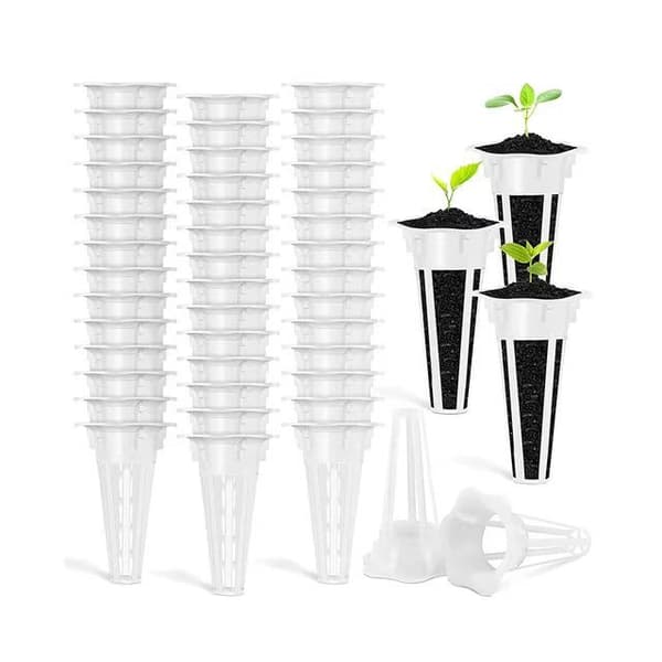 Hydroponic Planting Basket for Plant Growth, Soilless Cultivation, Net