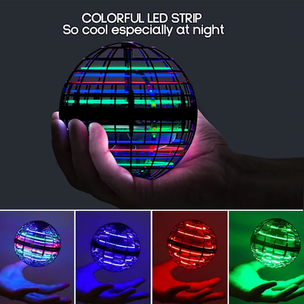 Flygande Orb Ball 2023 Leksaker Soaring Hover Boomerang Spinner Handkontrollerad Mini Drone Kosmisk Globe Spinning Barn Utomhus Flyg Leksak Födelsedag