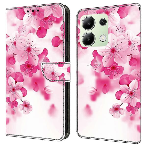 Case for Xiaomi Redmi Note 13 4G, pattern print, anti-drop leather flip wallet phone case (Style O)