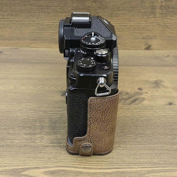 Typ C För Nikon ZF PU Läder Kameraväska Batteriöppning Anti-fall Skyddande Fodral Style A