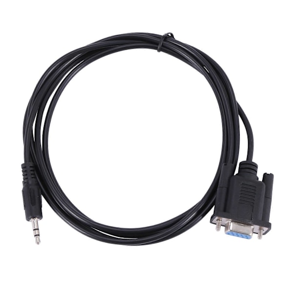 2X DB9 9-pin VGA hunnkabel, DB 9 hunn til 3,5 mm (1/8 tommer) stereo hann seriell datakabel - 1,8 meter