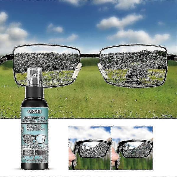 Linsreparationsspray för glasögon, vindrutor, glas, 100 ml
