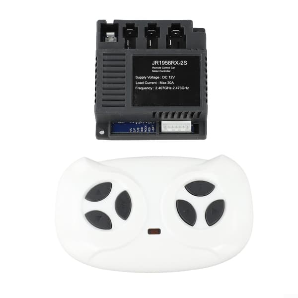 JR1958RX-2S 2.4G Receiver Remote Control for Children's Electric Ride-On Car, 12V Wireless Transmitter with Slow Start Function, Compatible full set