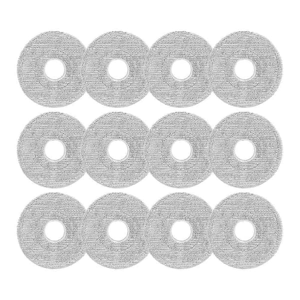 12 STK Moppeklude til 5C / OV42CN Fejerobot Reservedele Vaskbare Moppepuder 12PCS