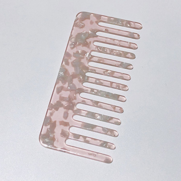 Antistatic Comb with Marbled Pattern Rosa pink