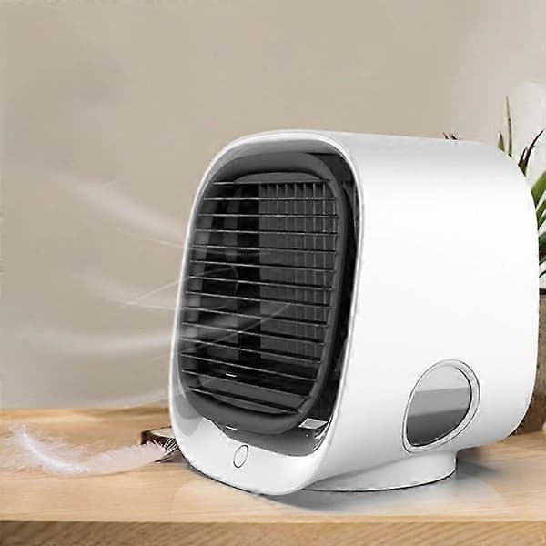 Mini Multifunktionel Befugtning Aromaterapi Ventilator Bærbar Kontor Hjem Desktop Klimaanlæg Ventilator 25-26