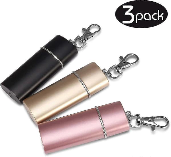 3-pack Practical Pocket Ashtrays Trio - Odor-proof Travel Ashtrays for Cigarettes