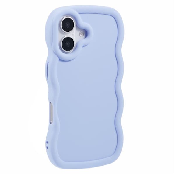 iPhone 17 Mobilskall Bølgete Lila