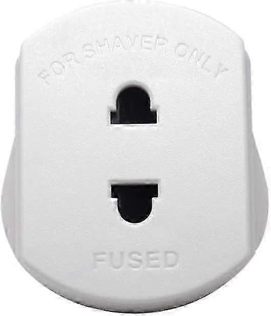 Jinyi Pluggadapter konverterer 3-pinners plugg til 2-pinners jordet plugg (1 stk)