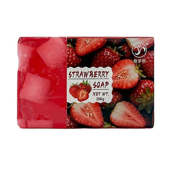 Fruktkorn Duftsåpe - Olivenolje, Sheasmør, 200g, Håndvask red Onesize
