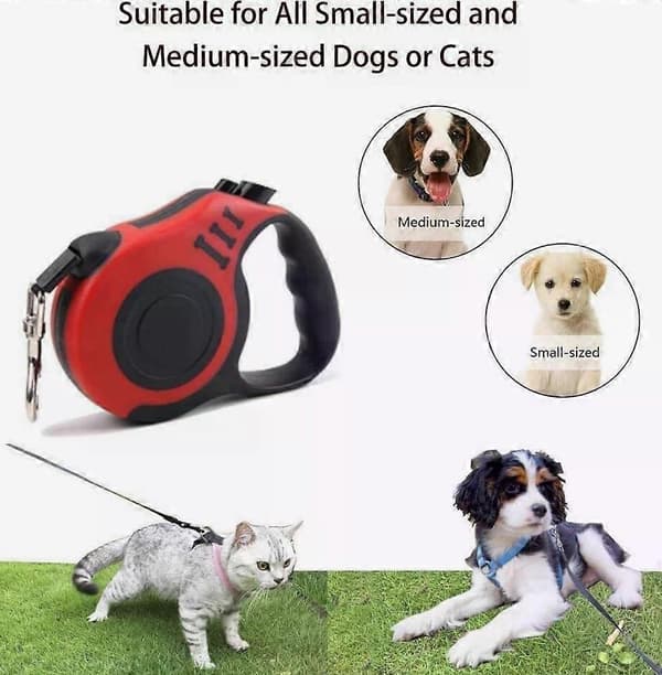 1* Justerbar \"No Pull\" Sele för Hund och Katt med Gratis 1* Infällbart Koppel Hållbart X-Small Black