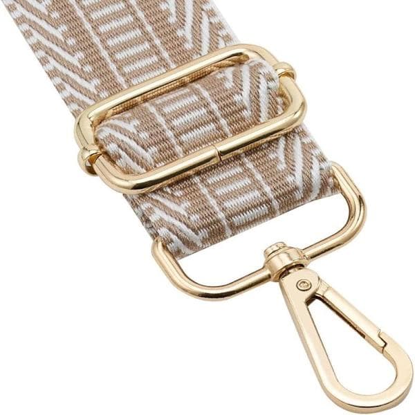 Justerbar axelrem i canvas, bred, för utbytbara väskor, crossbody, handväska
