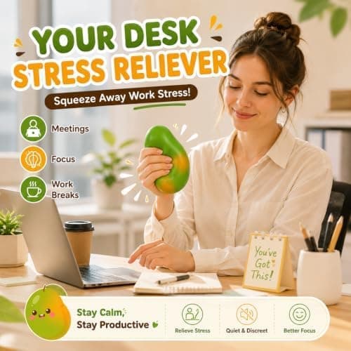 Knaprig Mango Squishy ASMR Pärlfylld Realistisk Mat Stressboll Klämbar Formbar Slushy Asmr Realistisk Taba Handgjord Icke-studsande Klibbig Mango