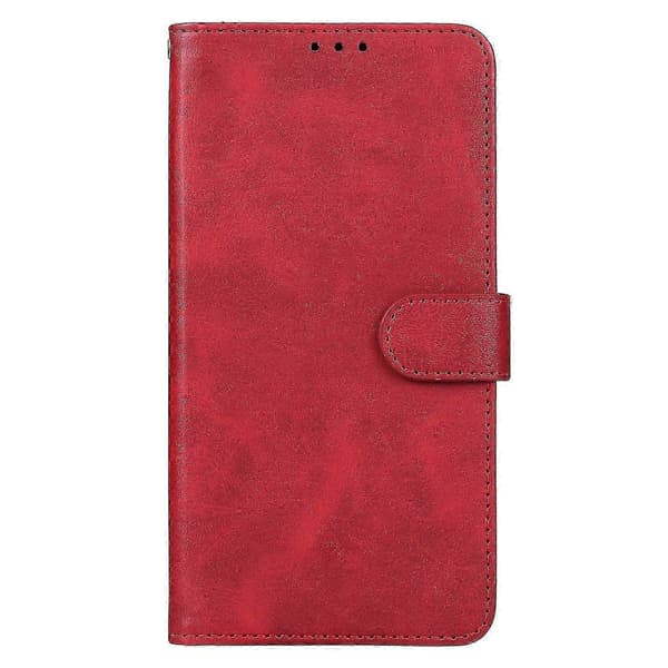 Læder telefoncover til Honor X6b Red