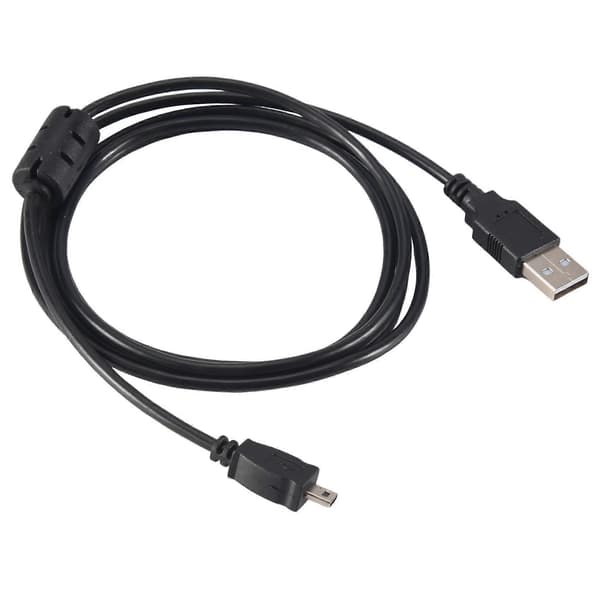 USB-kabel 8D UC-E6 för Nikon Coolpix L110, L21, L22, S3000, S4000, S6000, S8000 Noir