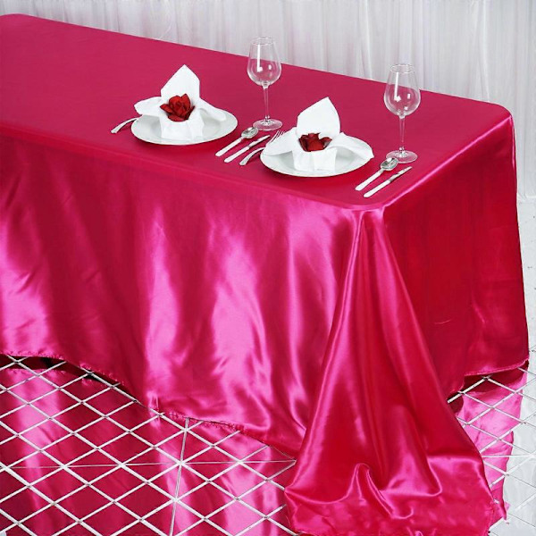 BalsaCircle 90\" x 132\" Sateng Rektangulær Duk Fuchsia