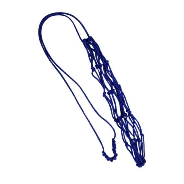 Fodboldnetpose Nylonnetpose Holdbart bærbart tilbehør Udendørs netpose Blue