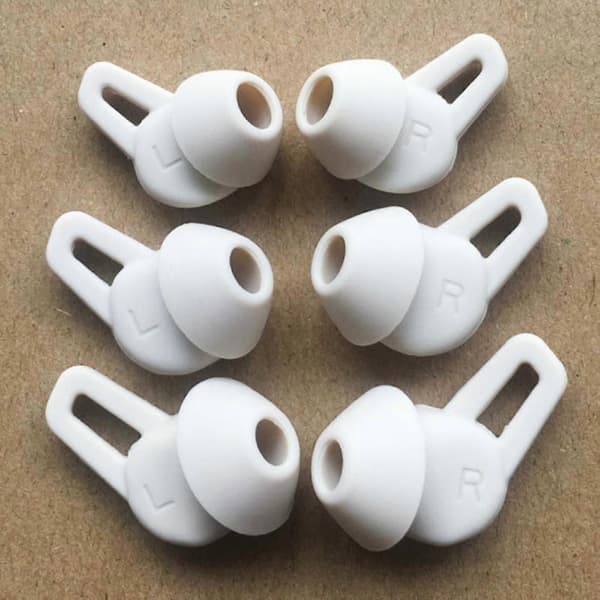 Udskiftning Silikone Ørepropper Headset Kablede Øretelefoner til Huawei Freelace Pro White Small