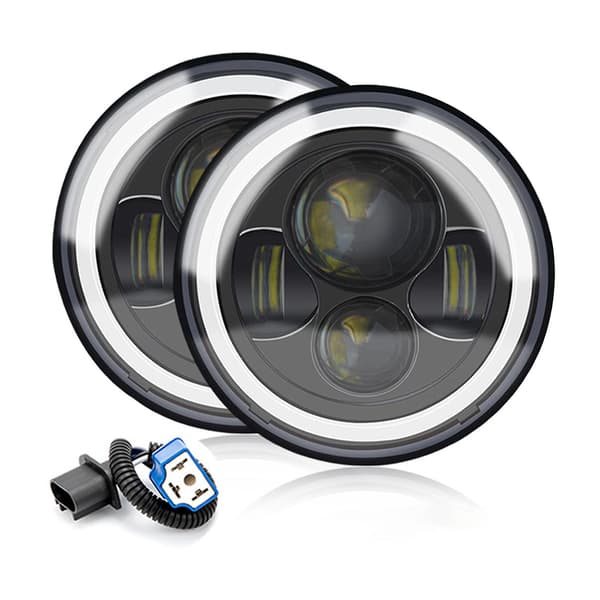 tommer Off Road Runde Forlygter Høj Effekt Bil Arbejdslys til SUV'er Including Wire 2PCs