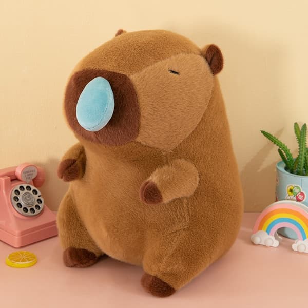 25-60 cm Sød Capybara Plyslegetøj Simulation Capybara Fluffy Dukke Internet Berømthed Dyr Bløde Tøjdyr Værelsesindretning Børnegave 3 Height 35cm