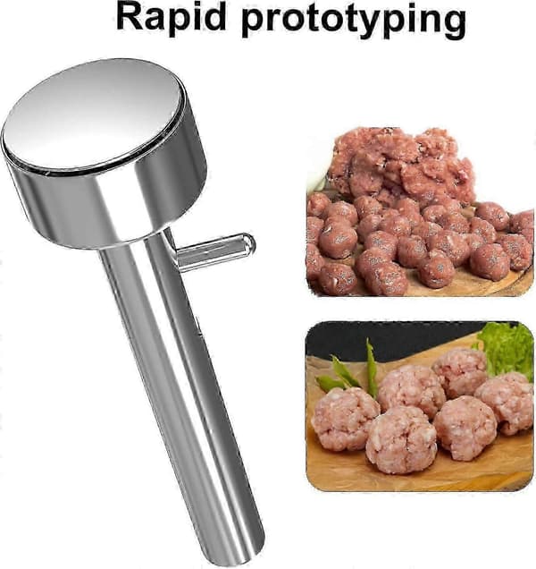 Ny Falafel Scoop Maker i Rustfrit Stål til Lækker Kugleforberedelse 2st