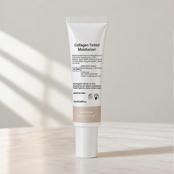 Zephoco Tonad Fuktkräm Kollageninfunderad Hydrerande Foundation Natural 50ml