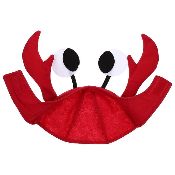 Halloween Krabbehat Rød Krabbehat Cosplay Krabbehat Dekorativ Krabbehat til Kvinder