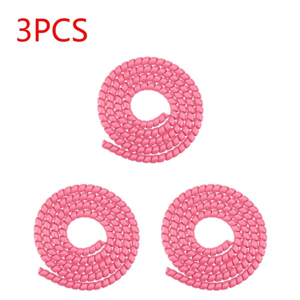 1.3m Cable Protector for Electric Scooter for M365 PRO 2 Accessories Pink 3PCS