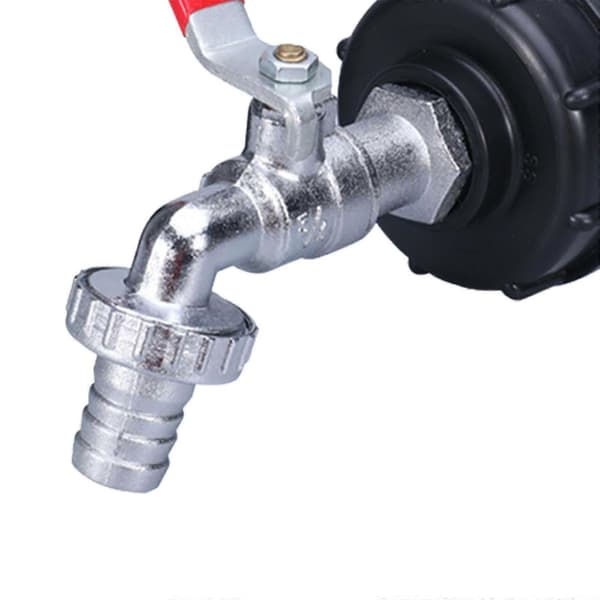 Quick-Connect IBC Tank Adapter, Nem-Installations Erstatningsfitting til Vandslange & Tapventil Tilslutning PP Nozzle