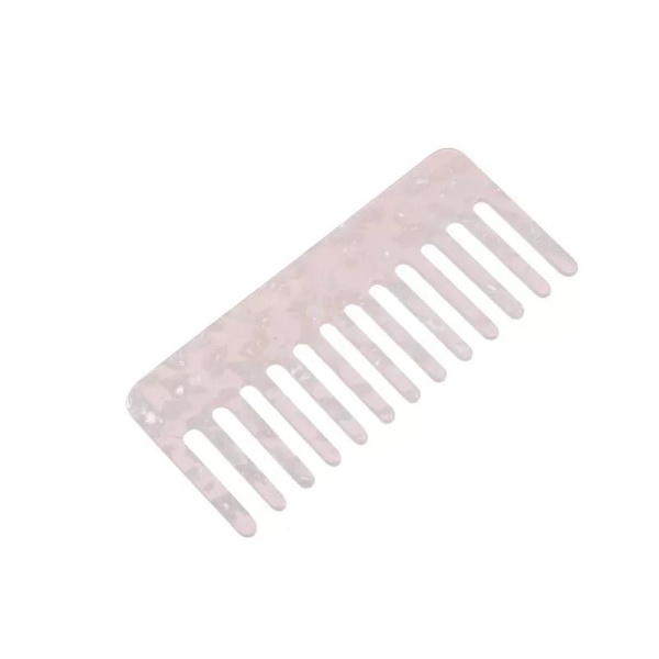 Antistatic Comb with Marbled Pattern Rosa pink