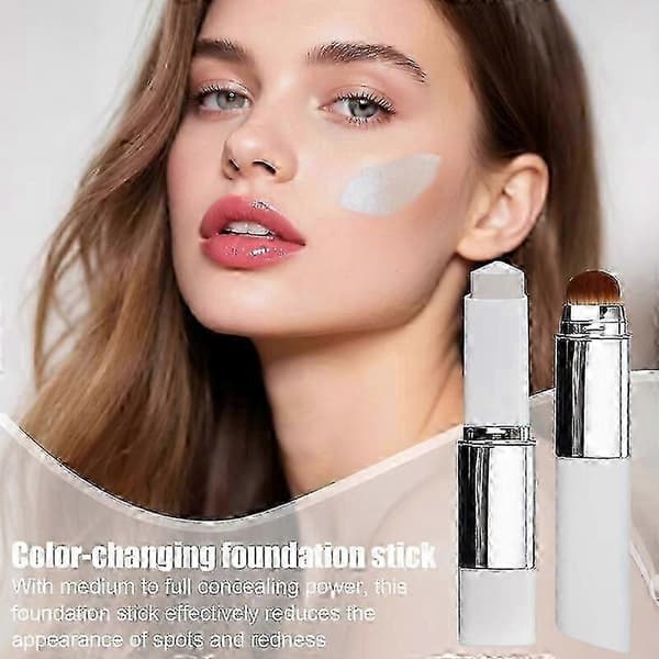 Blanc Cover Cream Stick V Vit - Föränderlig Foundation Stick med Borste Medium
