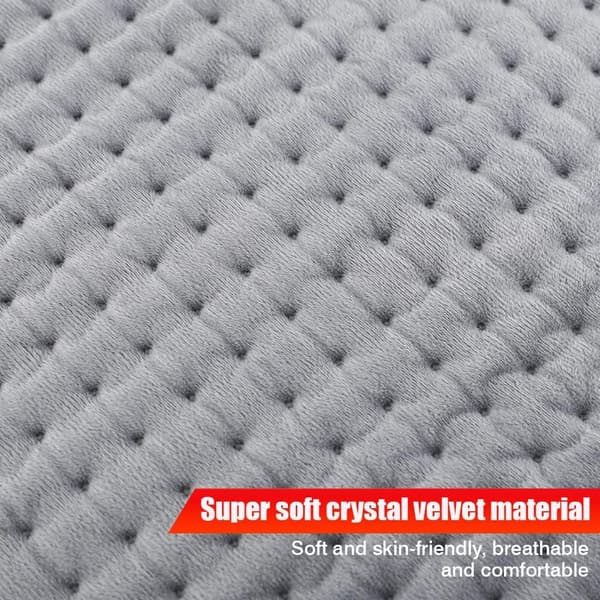 Electric Heating Pad, 30*40cm, Relieves Back, Neck, and Shoulder Pain. 10 Temperature Settings, 3 Timer Settings, Machine Washable.