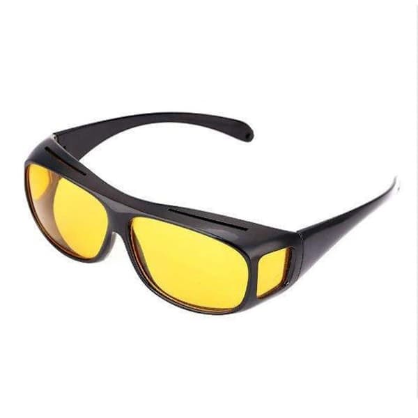 Mørke briller til kørsel - Night Vision Glasses Black one size