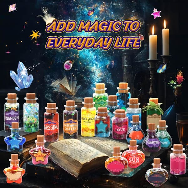 Kids Magic Potion DIY Toy Set - Creative Fun Craft & Science Mixing Experiment Kit for Kids