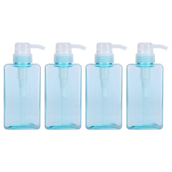 4 stk. genopfyldelige skumsæbedispensere, 450 ml pumpeflasker