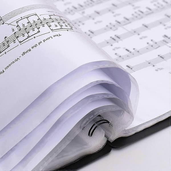 A4 papir node mappe opbevaring Elegant keyboard musik bord mappe (30 sider)