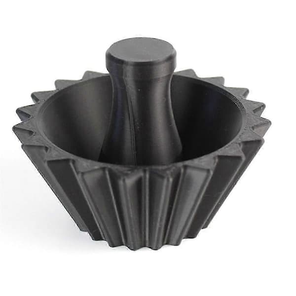 Kaffefilterpapirassistent til filterkop, filterpapirpresse, kegle, varmtvandsstempling, kaffetilbehør Svart