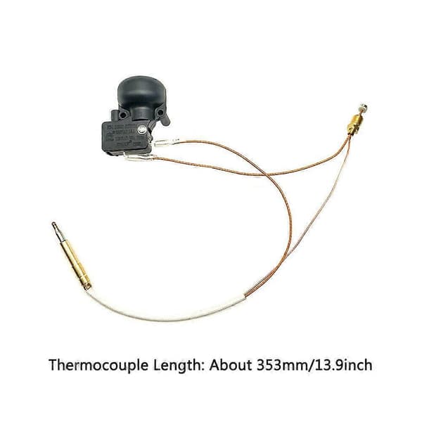 Termoelement og veltesensor for terrassevarmer, veltesensor for propanvarmer, terrassevarmer utendørs gass