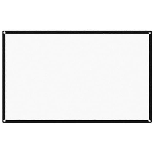 Anti-wrinkle projector screen, portable projector screen, theater accessories