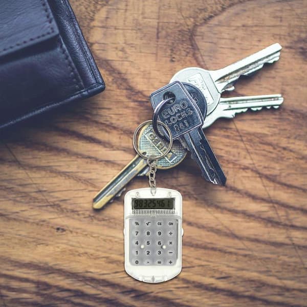 3 kpl Mini Elektroninen Laskin Avaimenperä Pieni Taskulaskin Avaimenperä
