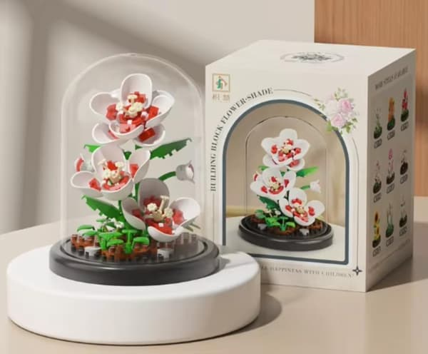 Blomsterarrangement (stemorsblomster)