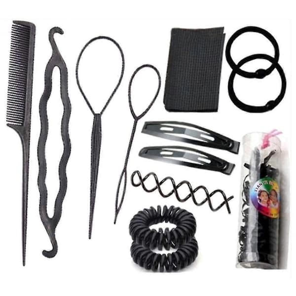 Hårflätningsverktyg Flätare Bulle Maker Kit Bröllop Brudhårstylingverktyg